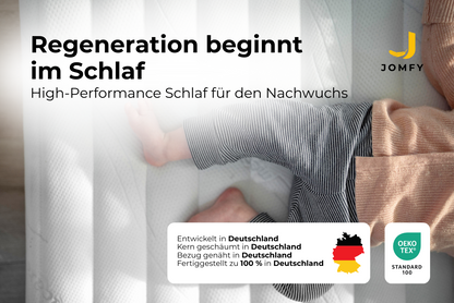 JOMFY CHILD Kindermatratze – ruhiger Schlaf und hochwertige Materialien für Kinder
