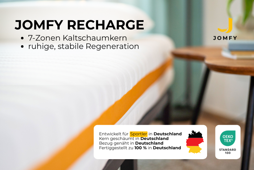 JOMFY Recharge – Matratze für Sportler